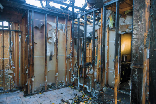 Professional Fire Damage Removal technician working in Bridgeport, PA